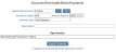 Accounts Receivable Batch Payments screen example showing that there are NO open invoices for a selected A/R account